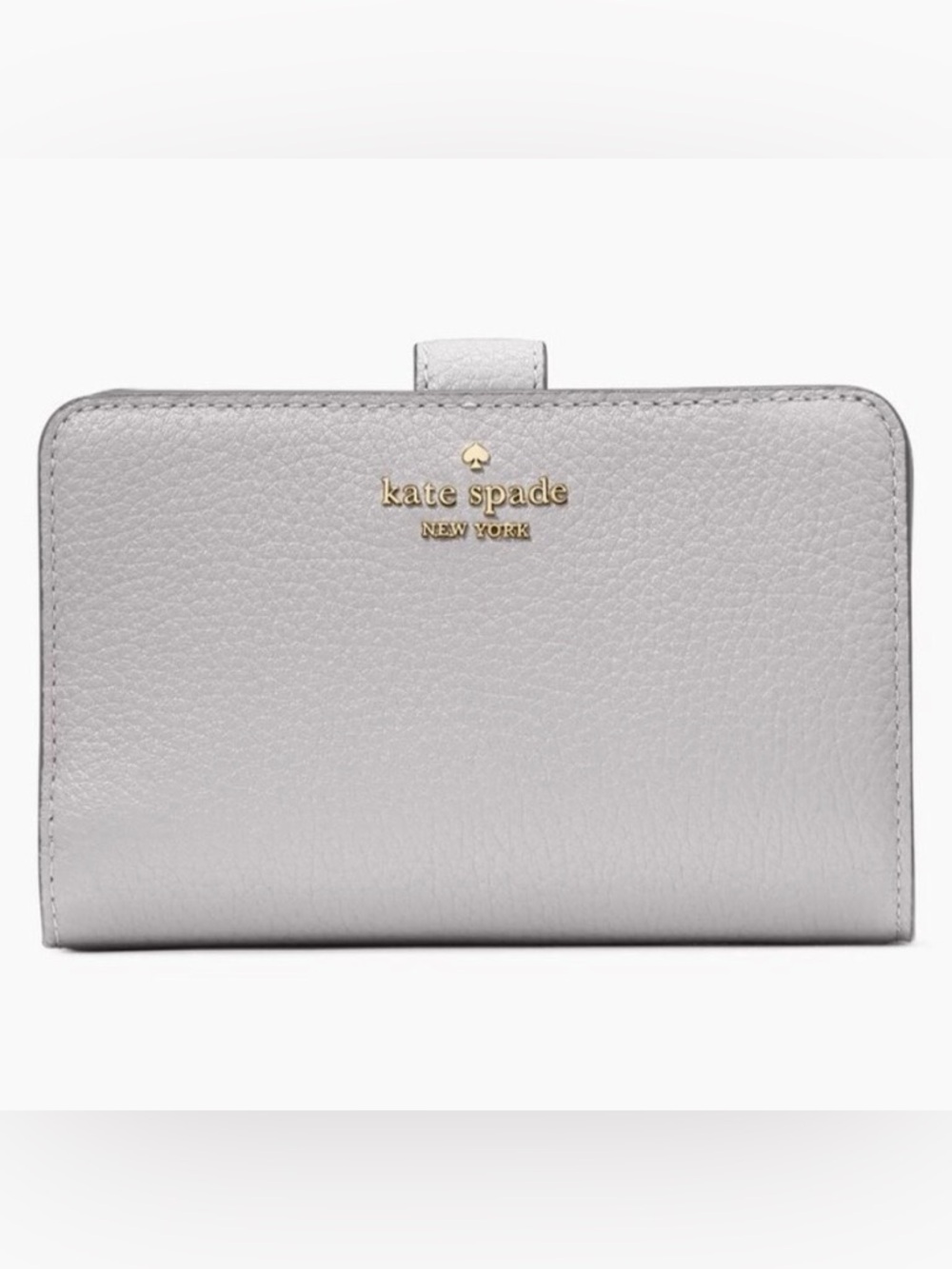 kate spade Lena Bifold Wallet in Mountain Gray NWT